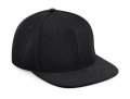 Cap Snapback 6 panel Beechfield B661 Black-Black